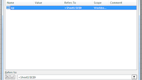 Cara Mengubah dan Menampilkan Nama Range Melalui Name Manager Pada Excel